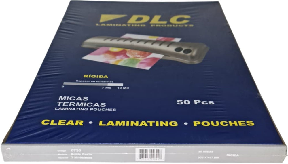 Mica p/Laminadora Doble Carta c/50 178 Micrones 305×457mm DLC® 0730 Caja 785640003207 01