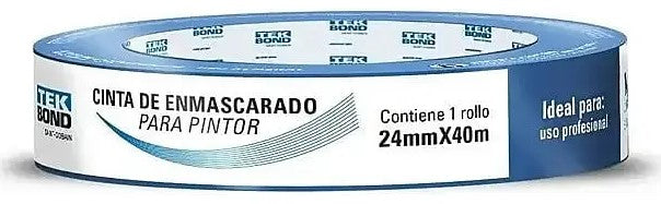 Cinta Adhesiva Masking Azul 24mm×40m TEK BOND® 17000014982 [Pieza] 7898543420323 3