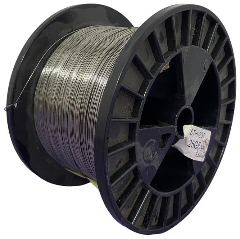 Alambre para Grapar Redondo Galvanizado #25 2.25kg 0.50mm Beltek® BS-25G [Rollo]