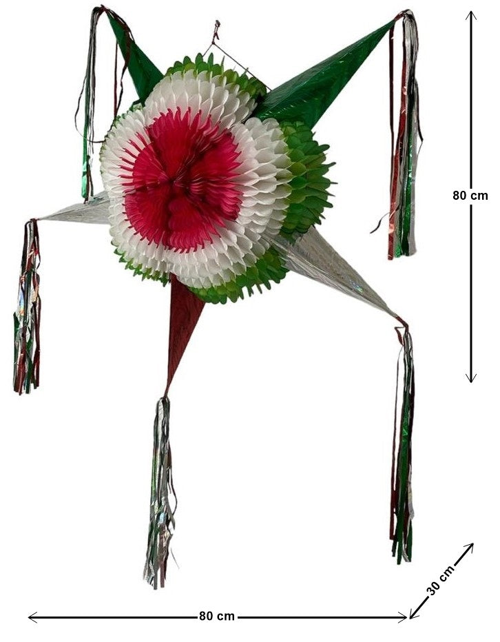 Adorno Fiestas Patrias Piñata Mágica 85cm 1p Tricolor Papel Picado® [Pieza] 7502286575966