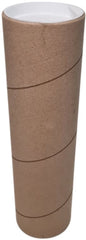 Tubo de Envío cartón c/tapa plástico Kraft Ø 8×30cm Proesa® S-3614 [Pieza] 3