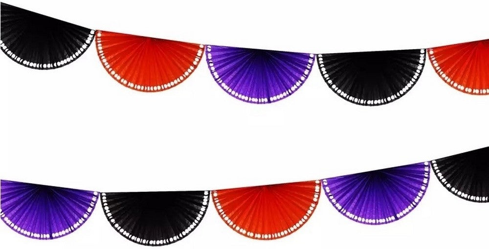 Adorno Fiestas Patrias Abanico 1p Tricolor Papel Picado® [Pieza]