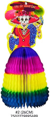 Adorno Día de Muertos Catrina 1p 26cm Papel Picado® [Pieza]
