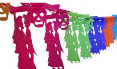 Adorno Día de Muertos Festón Novios 1p PapelChina Papel Picado® [Pieza]