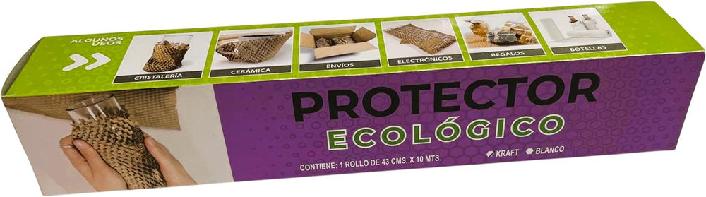 Rollo Papel para Empaque Tipo Malla Panal Kraft 43cm×10m TecnoEmbalajes® [Pieza] 7506457801717 3
