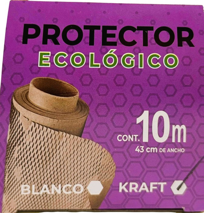 Rollo Papel para Empaque Tipo Malla Panal Kraft 43cm×10m TecnoEmbalajes® [Pieza] 7506457801717 5