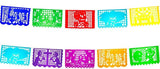 Adorno Día de Muertos Enramada ¼ Plástico 1p Colores Papel Picado® Pieza