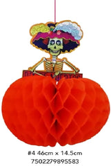 Adorno Halloween Calabaza 1p #4 Papel Picado® [Pieza]