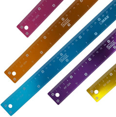 Regla Metálica 30cm Colores MAE® RF-30A [Pieza] 7502265165713 2