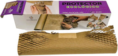Rollo Papel para Empaque Tipo Malla Panal Kraft 30cm×10m TecnoEmbalajes® [Pieza] 7506457801700