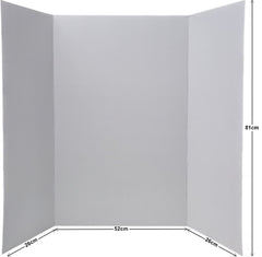Tríptico Cartón Corrugado 1 Cara Blanco 81×104cm Proesa® [Pieza]