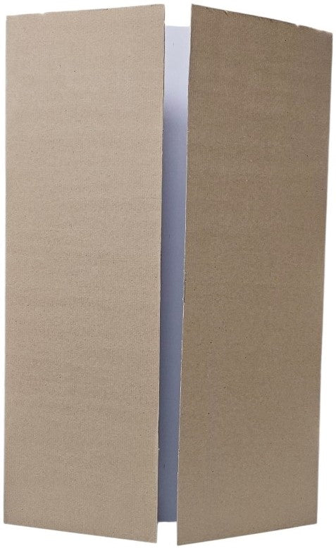 Tríptico Cartón Corrugado 1 Cara Blanco 81×104cm Proesa® [Pieza] 4
