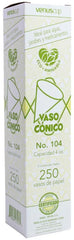 Conos de Papel p/Agua c/250 Bond Blanco Nº104 Venus Cup® A2CG5000 [Caja] 648299072034 3