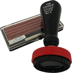 Sello Fechador Puño Flexi Rotary 31 Días Redondo Ø 1 5/8" J.P. Cooke Company® Nº4 NO4RD [Pieza]