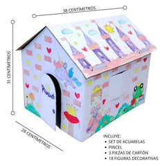 Material Didáctico Casita Coloréame Princesas DaccArT® [Pieza] 7506457801151