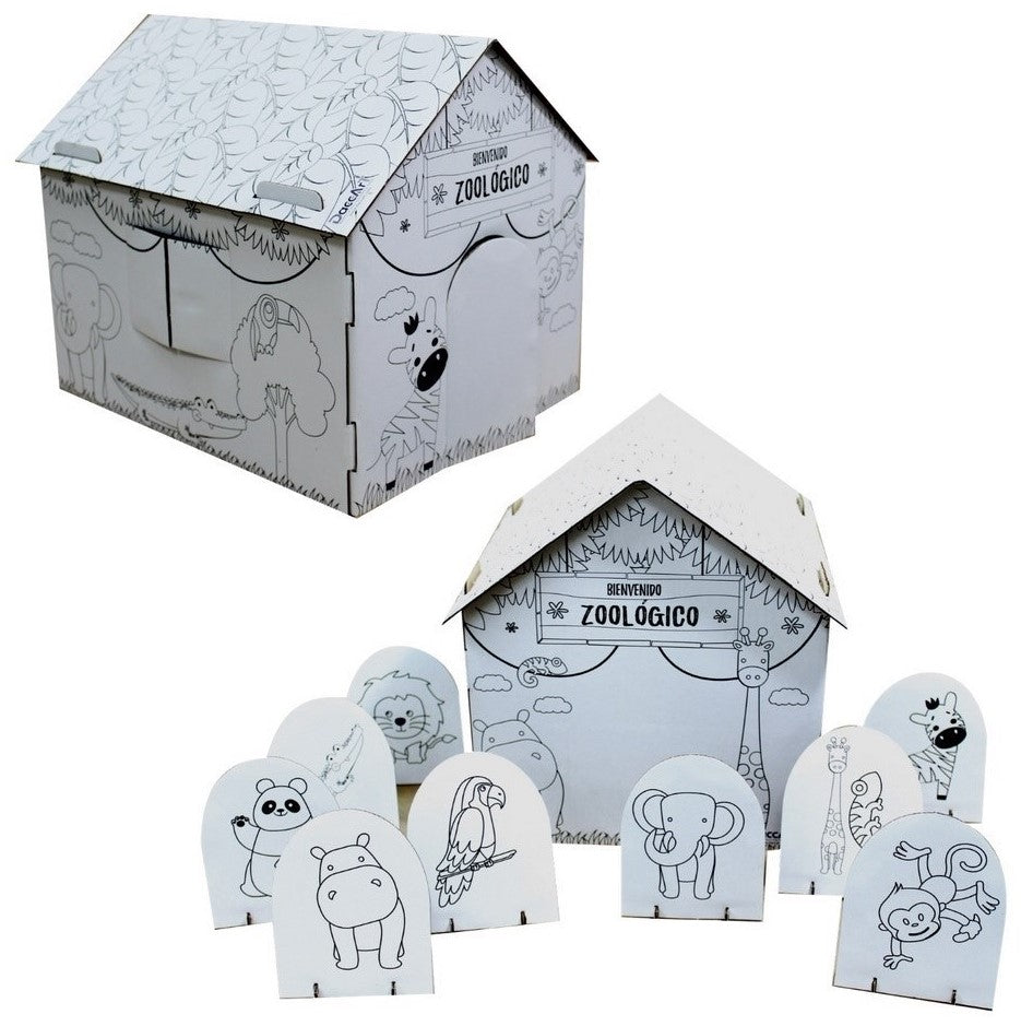 Material Didáctico Casita Coloréame Zoológico DaccArT® [Pieza] 7506457800659 2