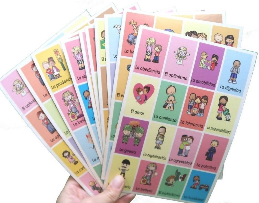 Lotería de Valores 52 tarjetas c/10 Tablas 13.5×20cm DaccArT® [Bolsa] 7506457800147 2