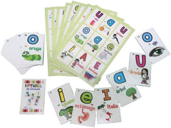 Lotería de Vocales 32 tarjetas c/10 Tablas 13.5×20cm DaccArT® [Bolsa] 7506457800130