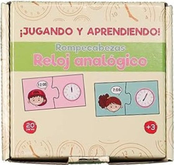 Rompecabezas Reloj Analogico 40 Piezas DaccArT® [Pieza] 7506457800062 2