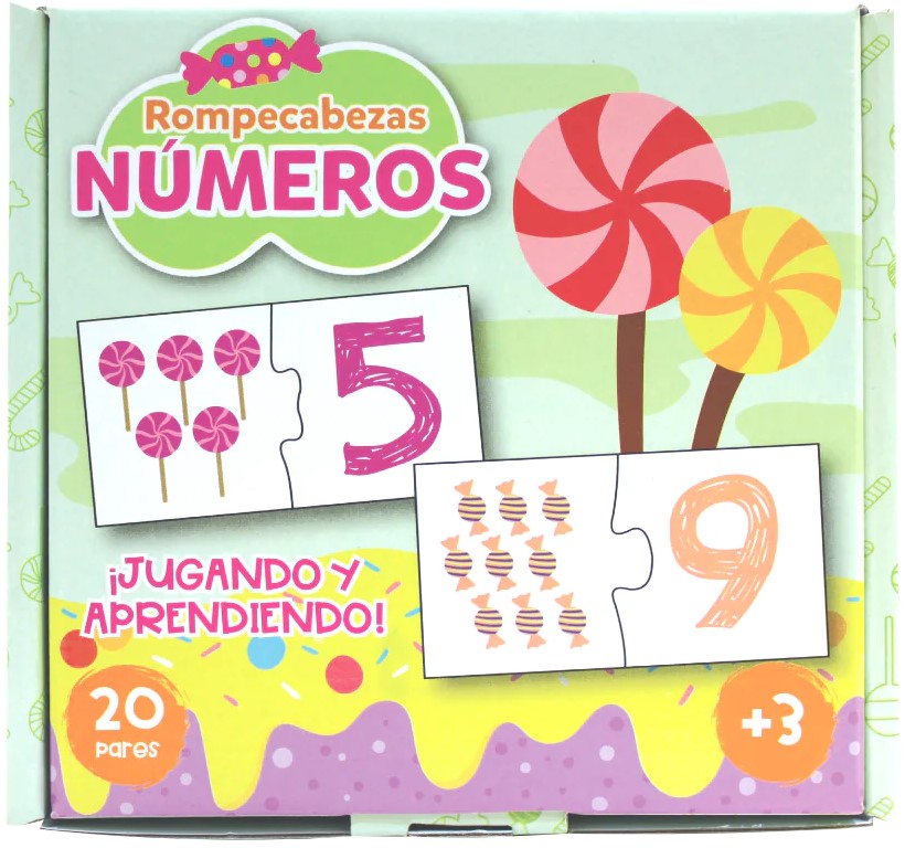 Rompecabezas Números 40 Piezas DaccArT® [Pieza] 7506457800055 2