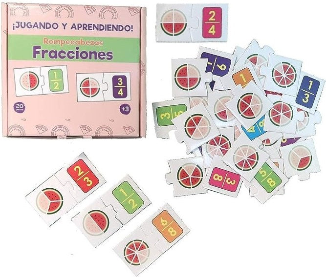 Rompecabezas Fracciones 40 Piezas DaccArT® [Pieza] 7506457800079