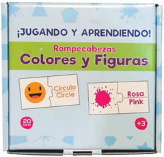 Rompecabezas Colores y Figuras Bilingüe 40 Piezas DaccArT® [Pieza] 7506457800086 2