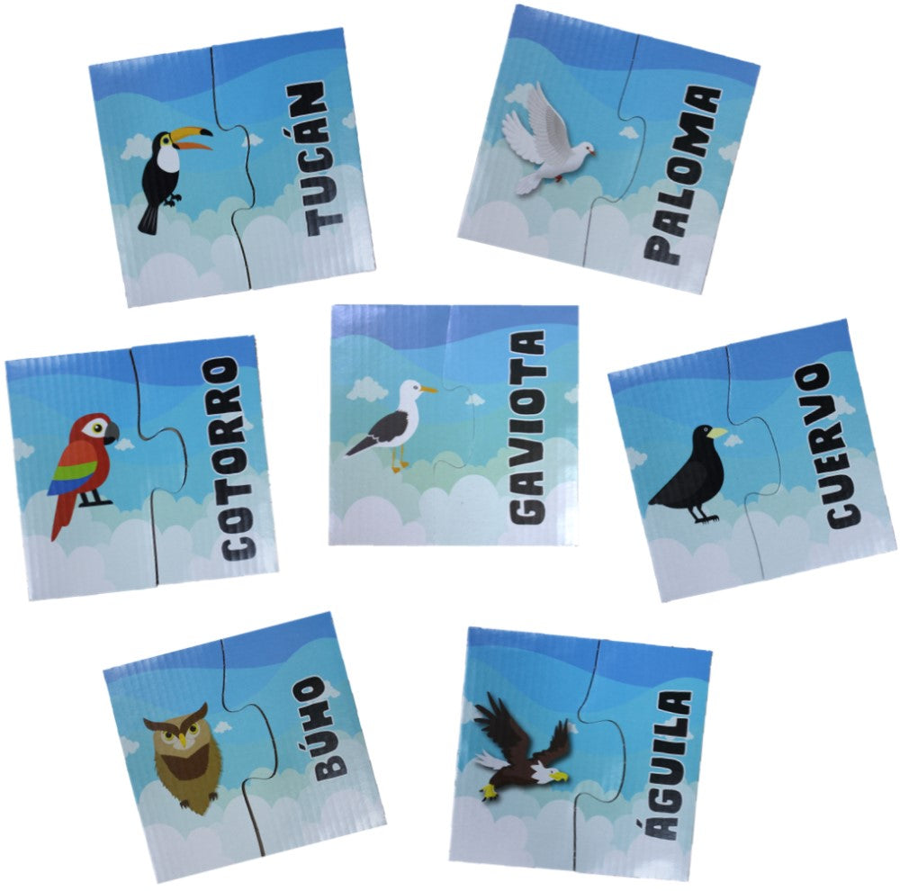 Rompecabezas Aves 14 Piezas DaccArT® [Pieza] 7506457800116 2