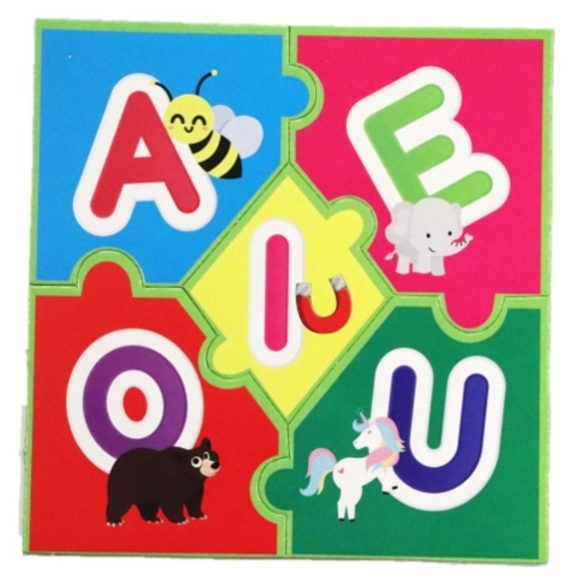 Rompecabezas Vocales y Sentidos 10 Piezas DaccArT® [Pieza] 7506457800093