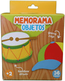 Memorama Objetos Bilingüe 18 Pares 36 Piezas DaccArT® Pieza 7506457800529