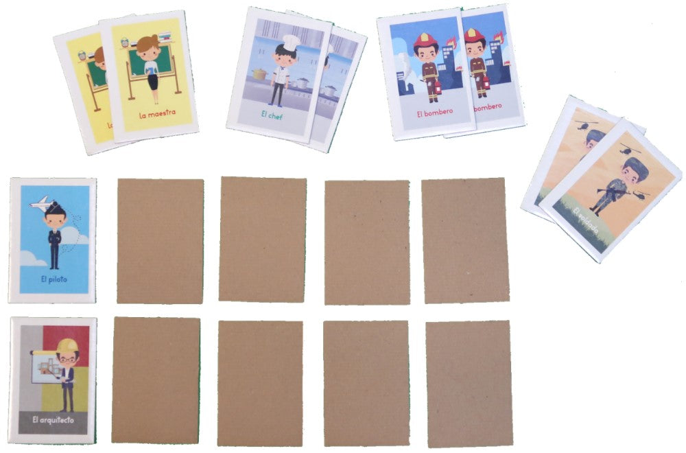 Memorama Profesiones y Oficios 20 Pares 40 Piezas DaccArT® [Pieza] 7506457800376 2