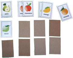 Memorama de Frutas 12 Pares 24 Piezas DaccArT® [Pieza] 7506457800031 2