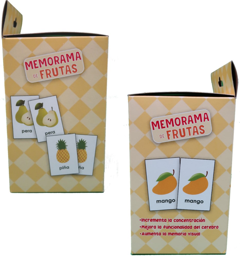 Memorama de Frutas 12 Pares 24 Piezas DaccArT® [Pieza] 7506457800031 3