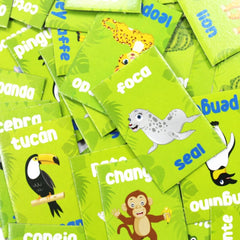 Memorama Animales del Zoo Bilingüe 24 Pares 48 Piezas DaccArT® [Pieza] 7506457800345 2