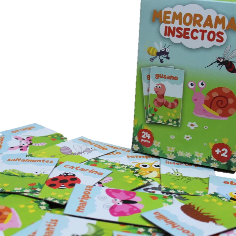Memorama Insectos 24 Pares 48 Piezas DaccArT® [Pieza] 7506457800222 2