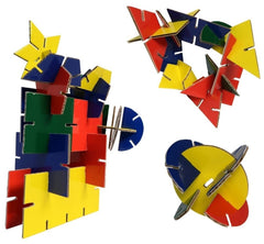 Material Didáctico Figuras Armables 128 Piezas DaccArT® [Pieza] 7506457800192 3