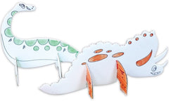 Material Didáctico Figura Armable Dinosaurio Pinta,Juega DaccArT® [Pieza] 7506457800451 3