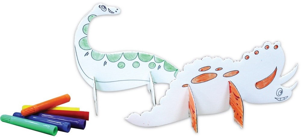 Material Didáctico Figura Armable Dinosaurio Pinta,Juega DaccArT® [Pieza] 7506457800451 4