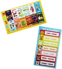 Material Didáctico Tabla de Meses y Días c/10 DaccArT® [Pieza] 7506457800628