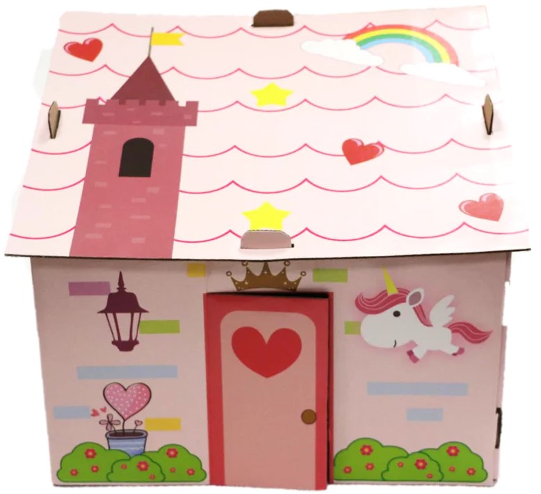 Material Didáctico Casita Impresa Armable Princesa DaccArT® [Pieza] 7506457800574