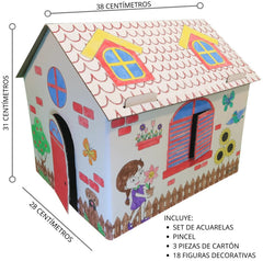 Material Didáctico Casita Coloréame Primavera DaccArT® [Pieza] 7591152013435
