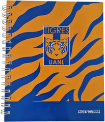 Cuaderno f/FrancesaEspira Tigres UANL pasta Dura 80 hojas Raya First Class® 5136 [Pieza] 7501015151365