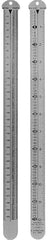Regla Tipómetro 6,12 Pts,cm," 30cm AceroInoxidable Gaebel® 612H-12 [Pieza]
