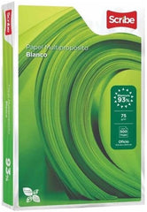 Bond Scribe Verde pack c/500 50kg Blanco 93% Oficio 75g Scribe® Resma 7502233375793 01