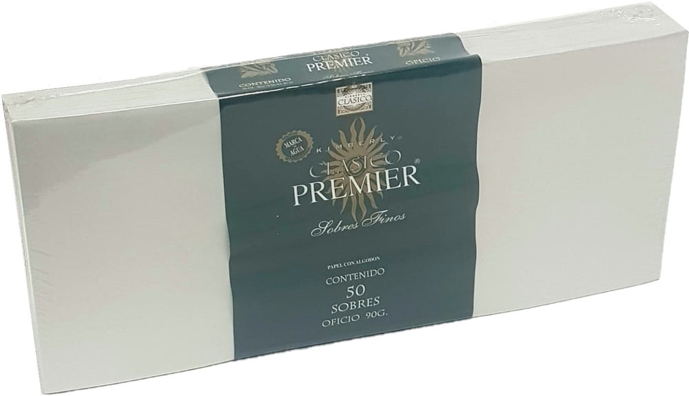 Sobre Color Kimberly® Clásico Premier paq.c/50 60kg Gris Perla Oficio 90g Kimberly-Clark® Paquete 75