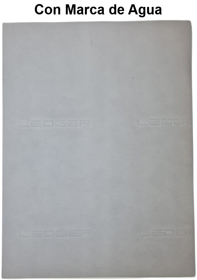 Ledger 120g Blanco 28×43cm Scribe® Hoja 01