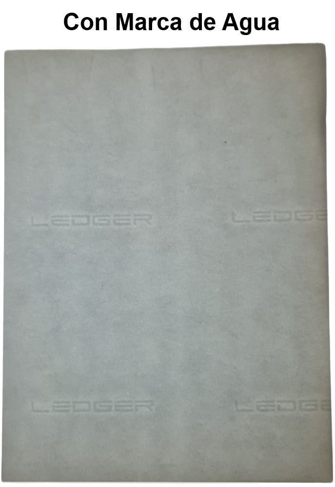 Ledger 120g Blanco 28×43cm Scribe® Hoja 02