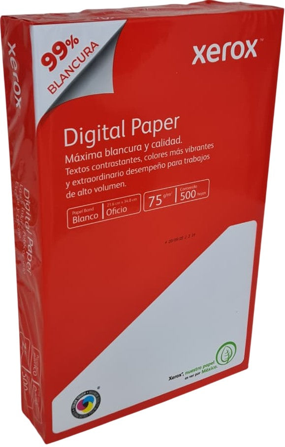 Bond Digital (Rojo) 50kg Blanco 99% Oficio 75g Xerox® [Resma] 7503031897067 Imagen principal del producto