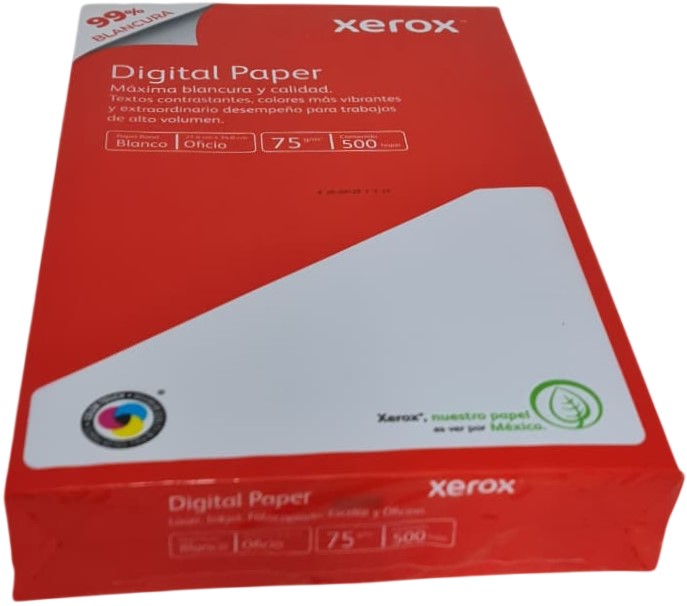Bond Digital (Rojo) 50kg Blanco 99% Oficio 75g Xerox® [Resma] 7503031897067 3