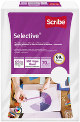 Bond Selective paquete c/500 50kg Blanco 99% Oficio 70g Scribe® 5391 [Resma] 7502233378343