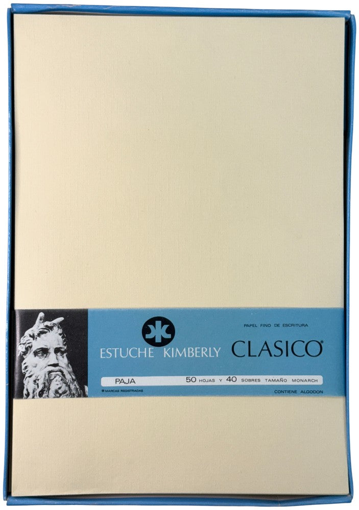 Bond Clásico Estuche 50 hojas y 40 Sobres Paja Monarch Kimberly-Clark® [Estuche] 6